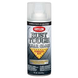 Krylon Rta9247 Rust Tough Preventive Enamels Gloss Clear 12 oz Aerosol