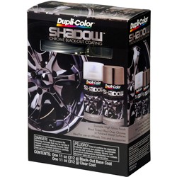 Dupli-Color Shadow Chrome Black-Out Paint 11 Oz. Gloss Black SHD1000