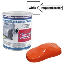 Summit Racing™ 2-Stage System - 3.5 Low VOC Base Coat Paint 1 Gallon Gloss Orange SHZ-SWBC506V-12