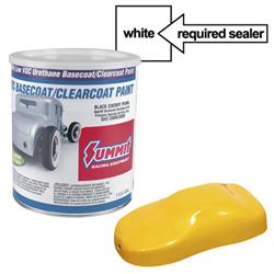 Summit Racing™ 2-Stage System - 3.5 Low VOC Base Coat Paint 1 Gallon Gloss Yellow SHZ-SWBC507V-12