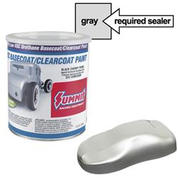 Summit Racing™ 2-Stage System - 3.5 Low VOC Base Coat Paint 1 Gallon Gloss Gray/Silver SHZ-SWBC532V-12