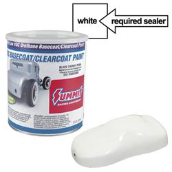 Summit Racing™ 2-Stage System - 3.5 Low VOC Base Coat Paint 1 gallon Gloss White SHZ-SWBC537V-12