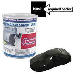 Summit Racing™ 2-Stage System - 3.5 Low VOC Base Coat Paint 1 gallon Gloss Black SHZ-SWBC538V-12