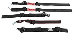Simpson Double Pull Down Latch and Link SFI  5-Point Harness 12LD5WB