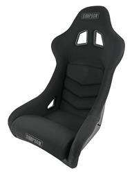 Simpson Club Series Black Cloth Bucket Seat S108-304