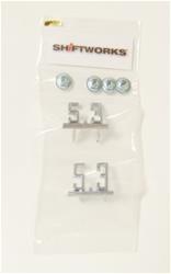 Shiftworks LS Swap Fender Emblems for 1965-1967 CHEVY II, CHEVELLE, 1967-1968 CAMARO - S900