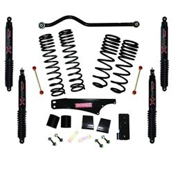 Skyjacker Long Travel Lift Kit Systems with Black MAX Shocks for 2007-2017 WRANGLER, 2018 WRANGLER JK - JK40BPBLT