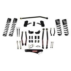 Skyjacker Long Travel Lift Kit Systems with Black MAX Shocks for 2007-2017 WRANGLER, 2018 WRANGLER JK - JK70LKLT-SX-B