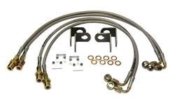 Skyjacker Stainless Steel Braided Brake Hoses for 2007-2017 WRANGLER, 2018 WRANGLER JK - JKBL60