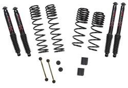 Skyjacker Long Travel Lift Kit Systems with Black MAX Shocks for 2018-2024 WRANGLER - JL15RBPBLT