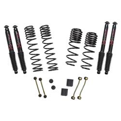 Skyjacker Long Travel Lift Kit Systems with Black MAX Shocks for 2020 WRANGLER - JL25RBPBLTD