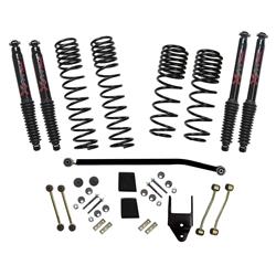 Skyjacker Long Travel Lift Kit Systems with Black MAX Shocks for 2020 WRANGLER - JL40RBPBLTD