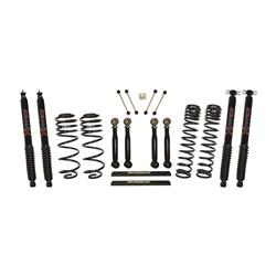 Skyjacker Long Travel Lift Kit Systems with Black MAX Shocks for 1997-2006 WRANGLER - TJ401BPBLTX