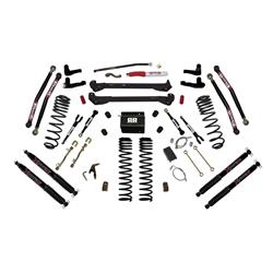 Skyjacker Long Travel Lift Kit Systems with Black MAX Shocks for 1997-2006 WRANGLER - TJ60RR2LTK-B