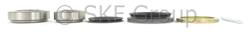 SKF Bearings - Wheel Bearing and Hub Assemblies for 1985-1987 740, 1983-1987 760, 1987 780 - WKH732