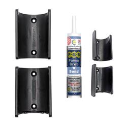 StealthMounts Tube Holders OM-TBE-BLK-4