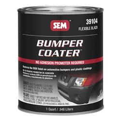 SEM Products Bumper Coaters 1 Quart Gloss Black 39104
