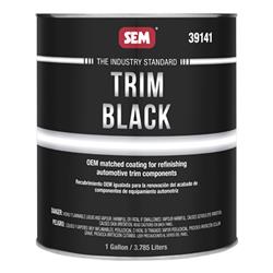 SEM Products Trim Paint 1 Gallon Satin Black 39141