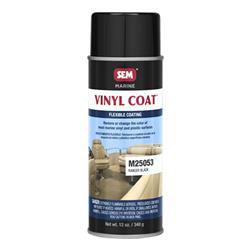 SEM Products Marine Vinyl Coat 12 Oz. Gloss Black M25053