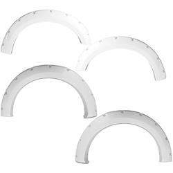 Fender Flares Pocket Style-Color Oxford White Smooth Finish 4 Pc, #BWR20935-12