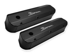 Holley Sniper Fabricated Aluminum Valve Covers - Free Shipping on