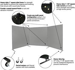 Steiner Industries Protect-O-Screen HD Welding Screens 522HD-6X10