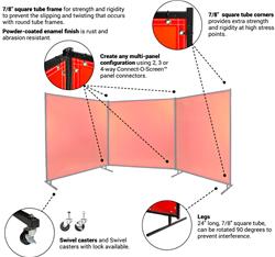 Steiner Industries Protect-O-Screen Classic Welding Screens 538-6X8