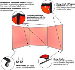 Steiner Industries Protect-O-Screen HD Welding Screens 538HD-8X8