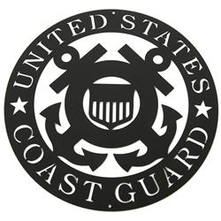 Summit Gifts 3027 Coast Guard Emblem Metal Silhouette | Summit Racing