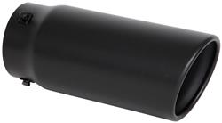 Spectre Performance Stainless Steel  Round, Black 3.75 Inch Exhaust Tip 22361