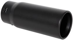 Spectre Performance Stainless Steel  Round, Black 3 Inch Exhaust Tip 22362