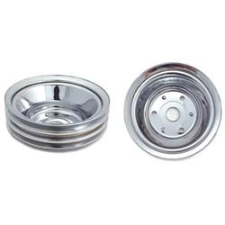 Spectre Performance Chrome Crankshaft Pulleys
