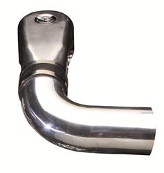 Spectre® 9036 - Aluminum Polished Cold Air Intake System With HPR® Red