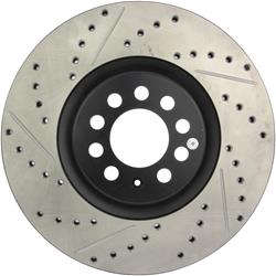 StopTech Drilled and Slotted Brake Rotors 127.33062R