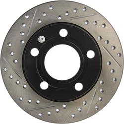 StopTech Drilled and Slotted Brake Rotors for 1998-2004 A6 QUATTRO, 2001-2005 ALLROAD QUATTRO - 127.33064R