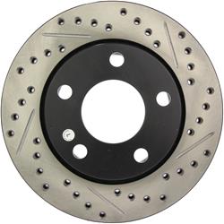 StopTech Drilled and Slotted Brake Rotors for 2000-2002 S4 - 127.33067L