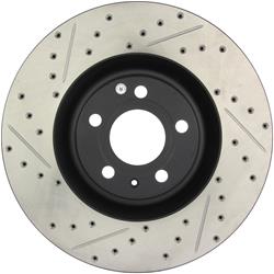 StopTech Drilled and Slotted Brake Rotors for 2004-2009 S4 - 127.33087R