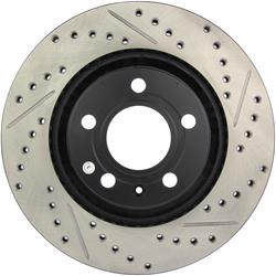 StopTech Drilled and Slotted Brake Rotors for 2004-2009 S4 - 127.33088L