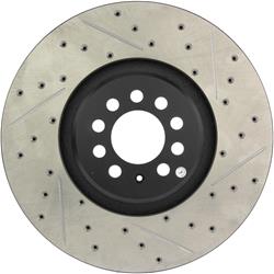 StopTech Drilled and Slotted Brake Rotors for 2004-2006 TT QUATTRO - 127.33094L