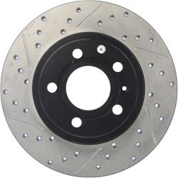 StopTech Drilled and Slotted Brake Rotors for 2001-2009 A4, 2005-2009 A4 QUATTRO - 127.33097R