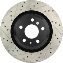 StopTech Drilled and Slotted Brake Rotors for 2005-2011 A6 QUATTRO - 127.33101R