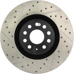 StopTech Drilled and Slotted Brake Rotors 127.33112R