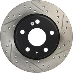 StopTech Drilled and Slotted Brake Rotors for 2008-2009 TT, 2009-2015 TT QUATTRO - 127.33119L