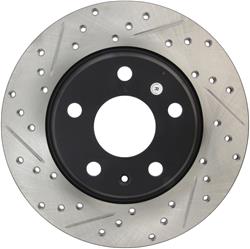 StopTech Drilled and Slotted Brake Rotors for 2008-2009 TT, 2009-2015 TT QUATTRO - 127.33119R