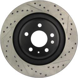StopTech Drilled and Slotted Brake Rotors for 2010 S4, 2008-2011 S5 - 127.33125L
