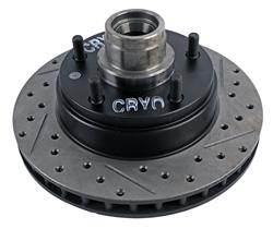 StopTech Drilled and Slotted Cryo Brake Rotors 127.65001CL