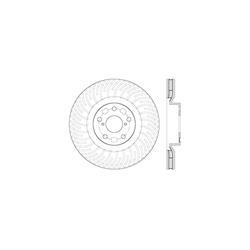StopTech Drilled Brake Rotors 128.44185R