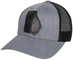 Summit Racing Equipment® Embossed Georgia Leather Patch Caps CU5312