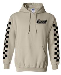 Summit Racing Equipment® Checked Sleeve Hooded Sweatshirts