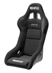 Sparco Evo XL QRT Competition Black Fabric Seat 008015RNR